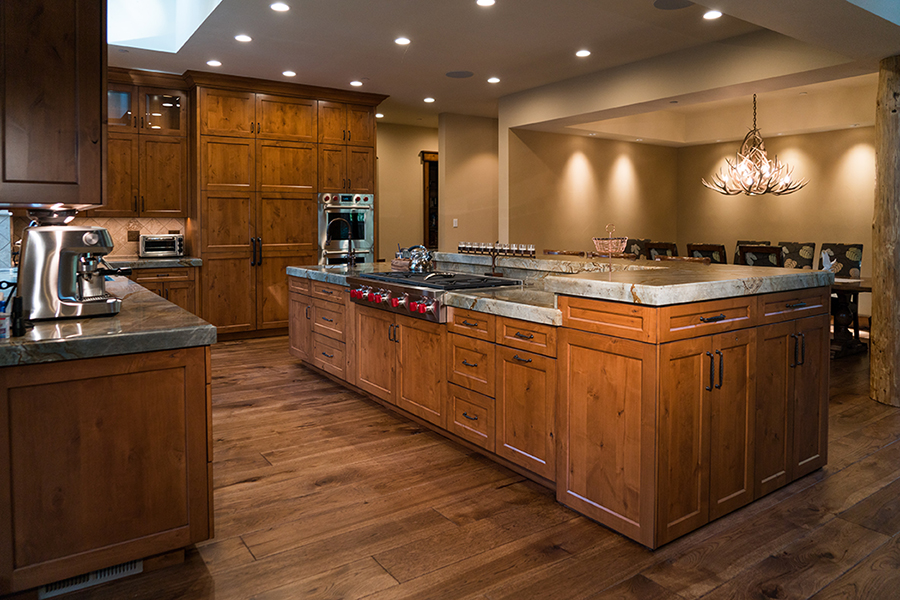 Crafted custom kitchen by Greenwood Homes